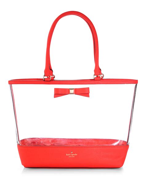 kate spade transparent bag